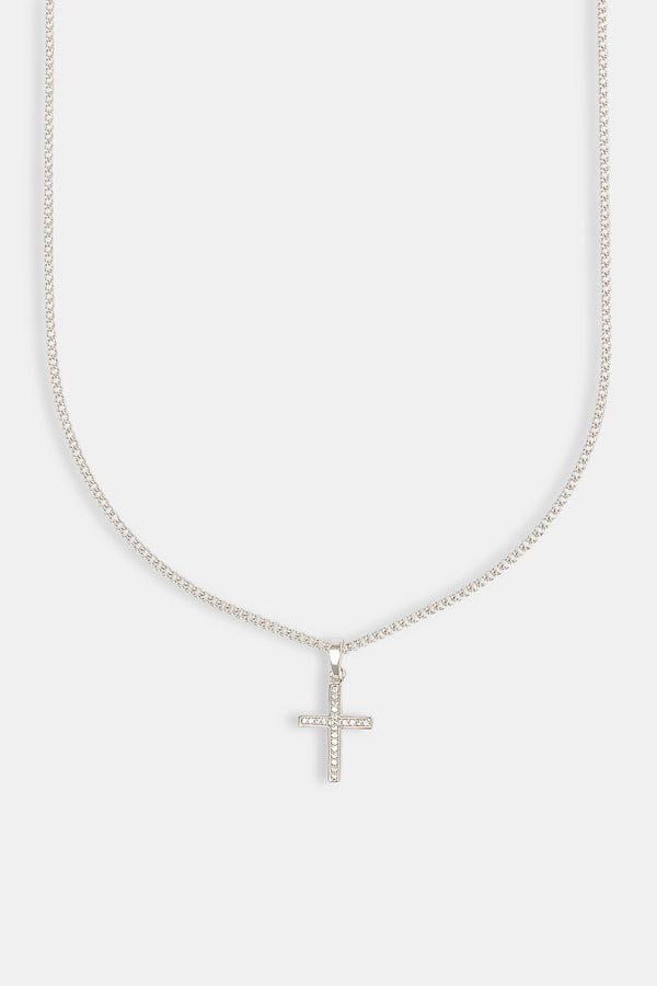 Micro Iced Cross Chain - 15mm