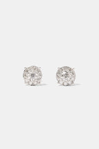 BOUCLES MOISSANITE CLUSTER STUD