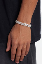 BRACELET ICED CUBAN – 8MM