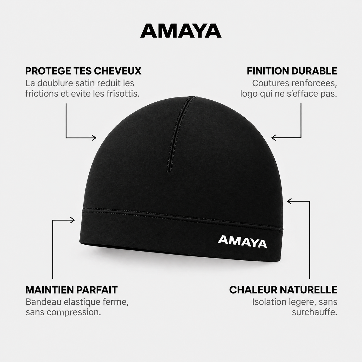 WAVE CAP – INTÉRIEUR SATIN