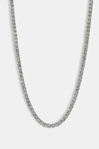 5mm Tennis Chain - Or Blanc