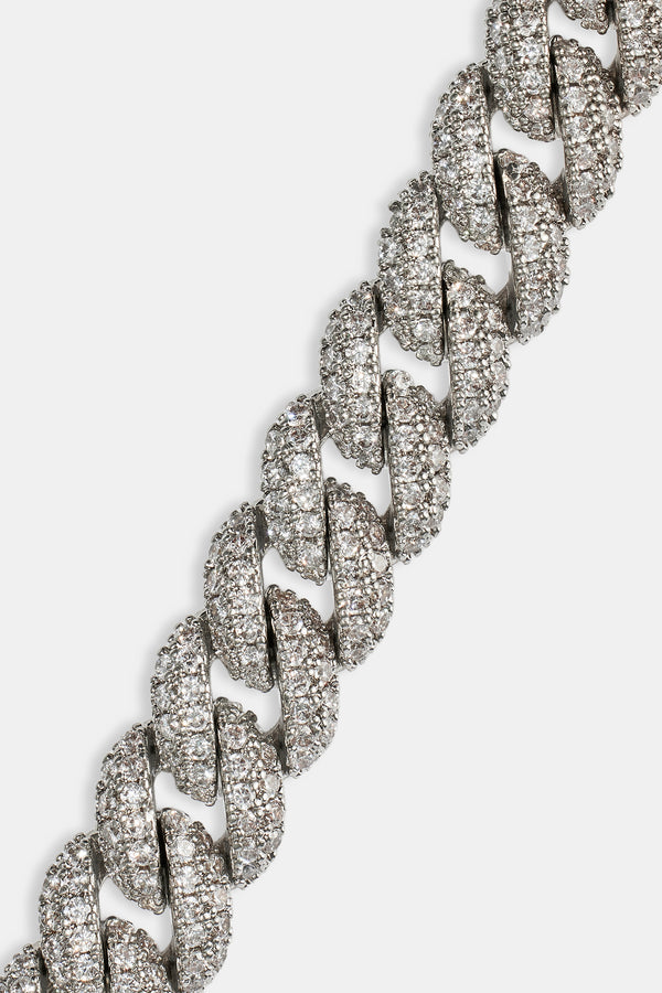 8mm Iced Cuban Link Chain