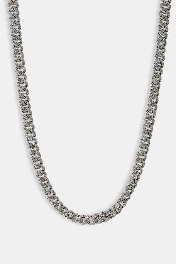 8mm Iced Cuban Link Chain